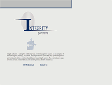 Tablet Screenshot of integrity-partners.net